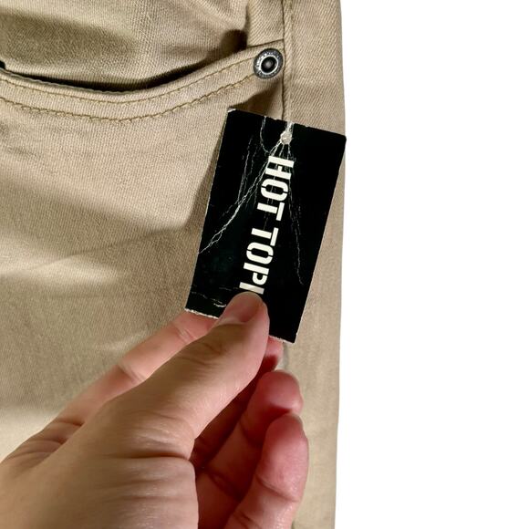 Blackheart Hot Topic NWT Women's Junior 9 Khaki Colored Skinny Jeans Stretch - Picture 8 of 11